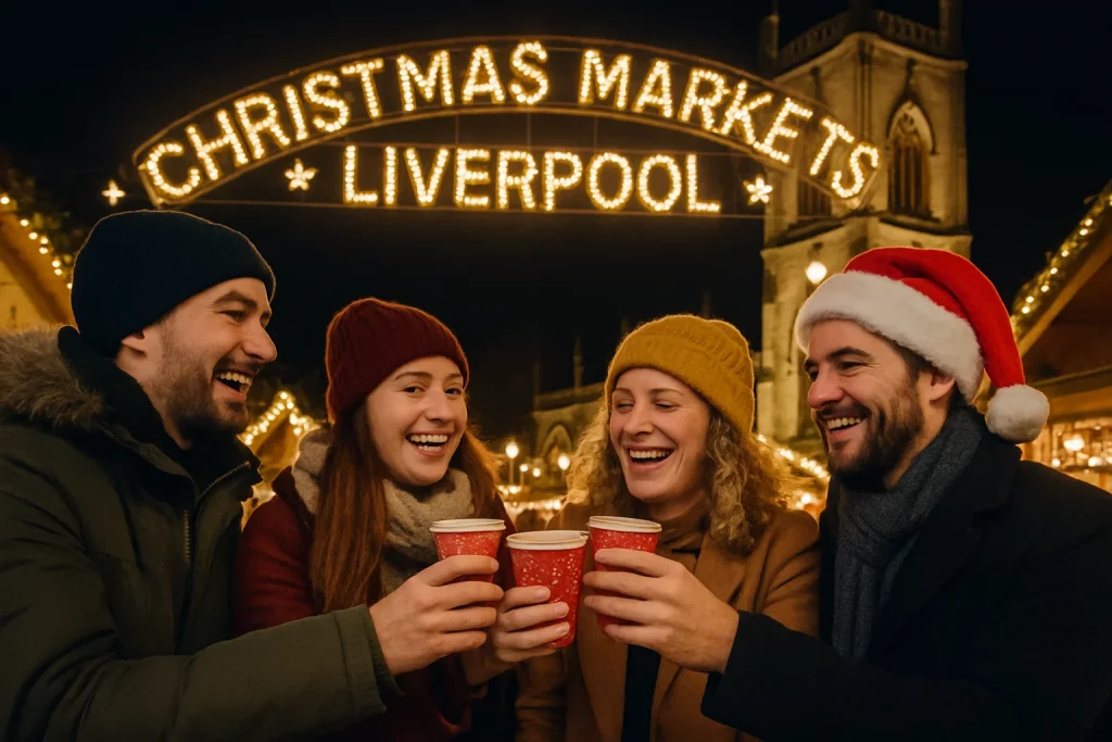 christmas markets in liverpool ai image