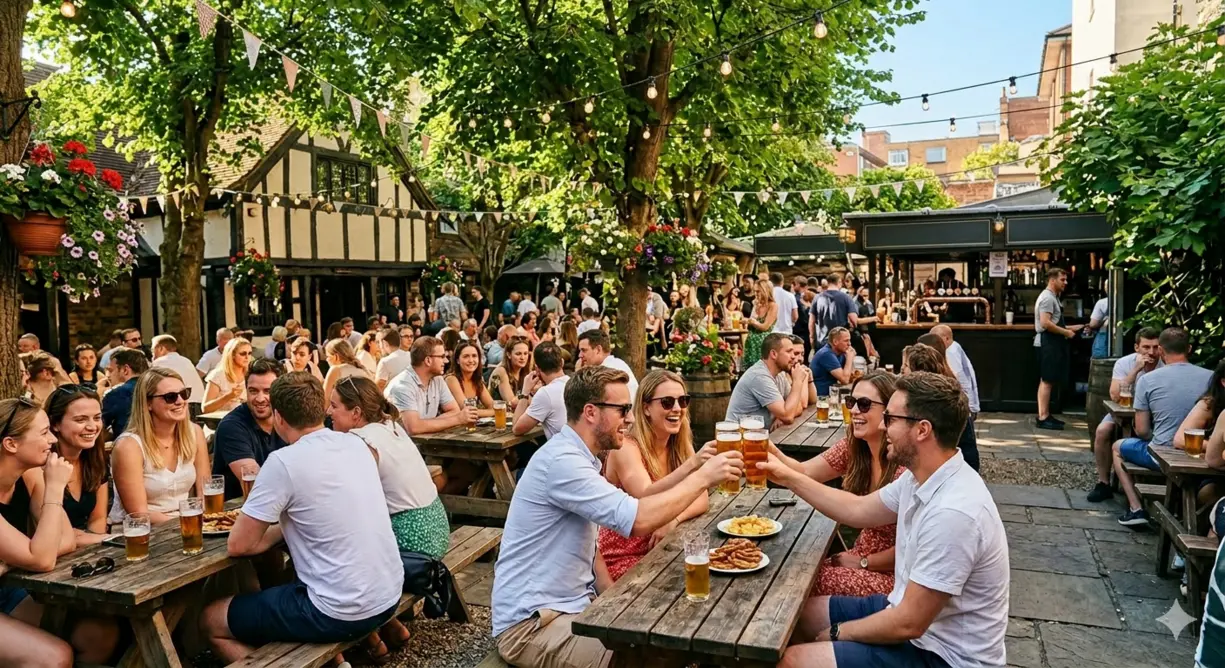 beer gardens in liverpool